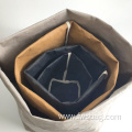 Multi size eco friendly washable brown kraft paper box anti-tear small kraft paper flower pot bag for indoor planters